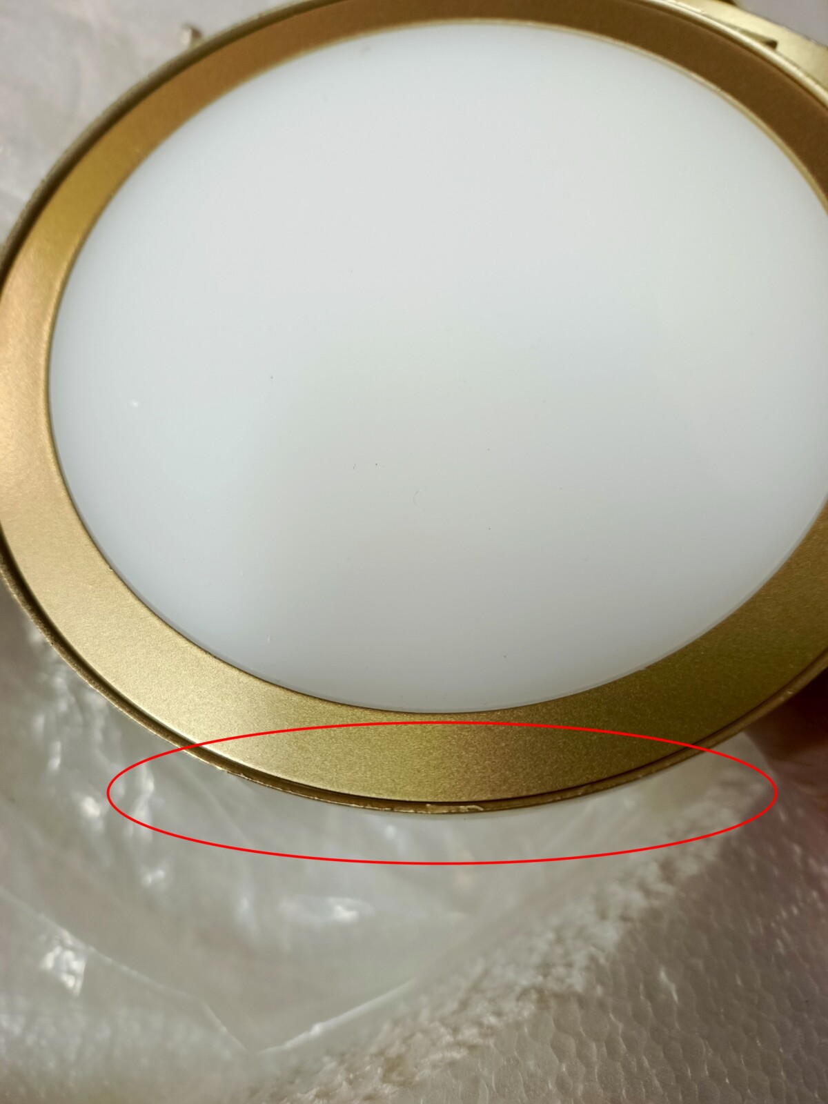 utsenka-SL6508.203.01 Светильник подвесной ST-Luce Матово Золотистый/Белый LED 1*60W 4000K RIO — изображение 4