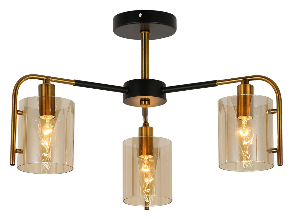 Escada 671/3P E14*40W Black/Gold — изображение 1