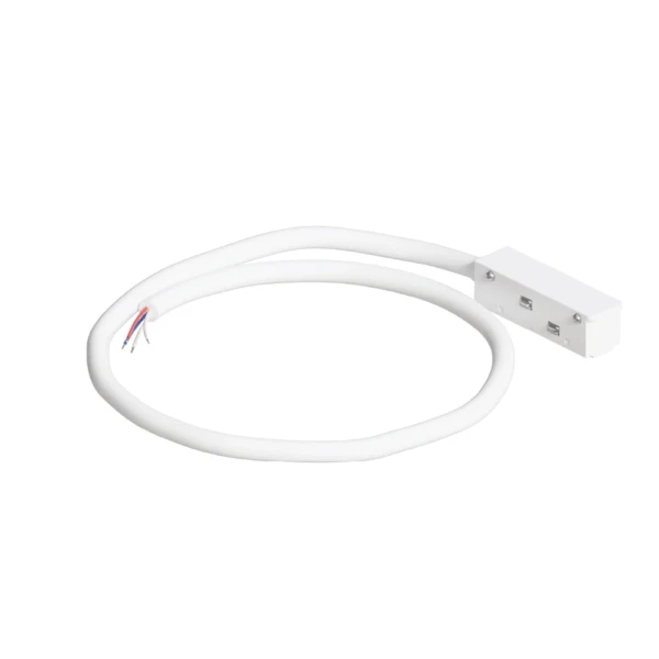 A740133N коннектор для ввода питания для шинопровода (трека) LINEA и OPTIMA 0,5м, белый