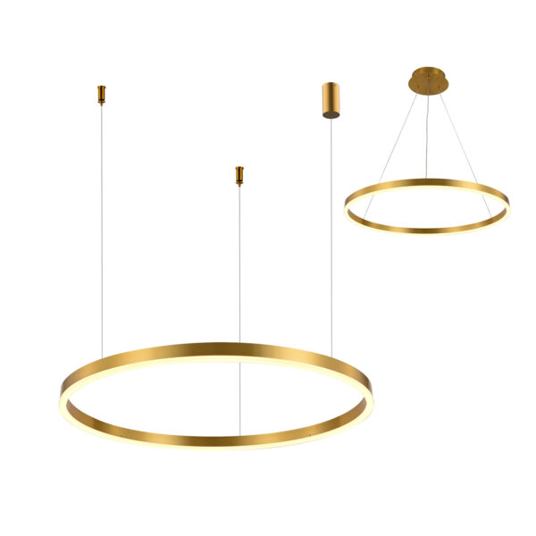 08212,36A(3000K) Подвес Тор латунь d40