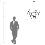 в наличии 742143 Люстра STRUTTURA 14х6W (led) G9 ЗОЛОТО МАТОВЫЙ - купить в интернет-магазине Светильники Торг