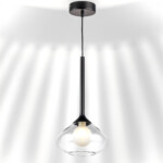 в наличии 801203 Люстра VETRO 1х6W(led) G9 ЧЕРНЫЙ/ПРОЗРАЧНЫЙ - купить в интернет-магазине Светильники Торг