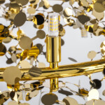 721382 Люстра EXTRA 8х5W(led) G9 ЗОЛОТО — изображение 5