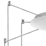 в наличии 757069 Люстра CONE 6х40W GU10 ХРОМ/ПРОЗРАЧНО-МАТОВЫЙ - купить в интернет-магазине Светильники Торг