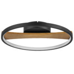 в наличии 723027 Люстра LODI LED 25W 2000LM ЧЕРНЫЙ/ДЕРЕВО 3000K - купить в интернет-магазине Светильники Торг