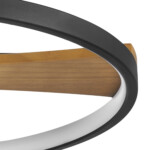 в наличии 723027 Люстра LODI LED 25W 2000LM ЧЕРНЫЙ/ДЕРЕВО 3000K - купить в интернет-магазине Светильники Торг