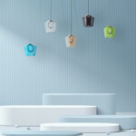 в наличии 796110 Люстра CARAMELLO LED 6W 130LM КОФЕЙНЫЙ/ПРОЗРАЧНЫЙ 3000K - купить в интернет-магазине Светильники Торг
