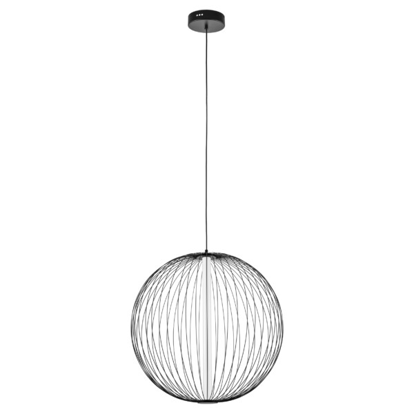 в наличии 734067 Люстра SOLE 23W LED 1856LM 120G ЧЕРНЫЙ МАТОВЫЙ 3000K - купить в интернет-магазине Светильники Торг