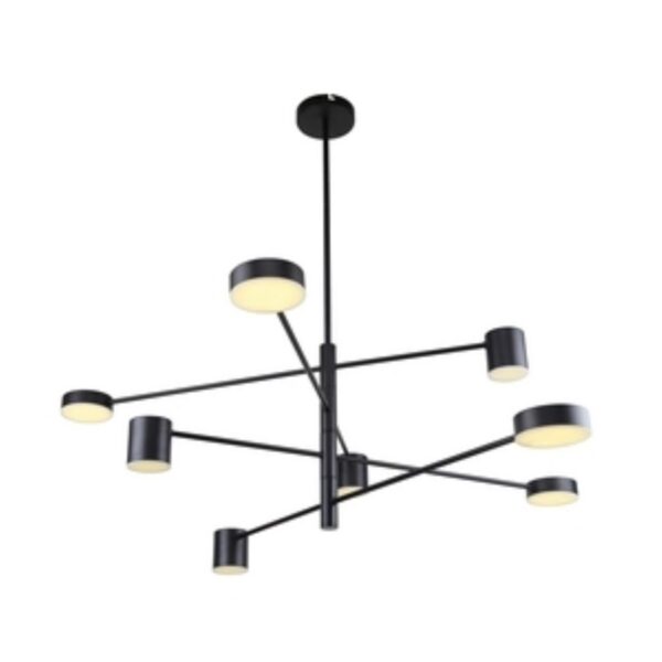 3094-8P, потолочная люстра, D1100xH570/870, 4xLEDx5W + 4xLEDx7W, 1952LM, 4000K, included