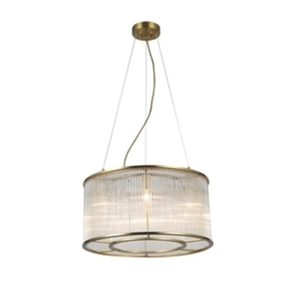 2907-6P, потолочная люстра, D500xH290/1390, 6xE14x60W, excluded