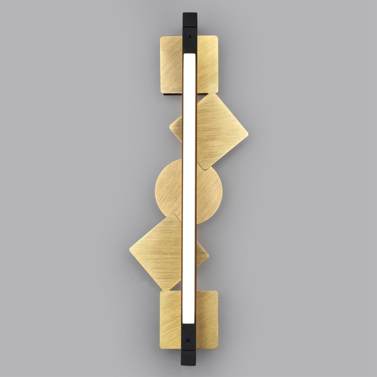 6691/7WL HIGHTECH ODL_EX24 057 Настенный светильник черный/бронза браширов./металл/акрил поворотный на 360° IP20 LED 8W 184Лм 3000K GEOS — изображение 6