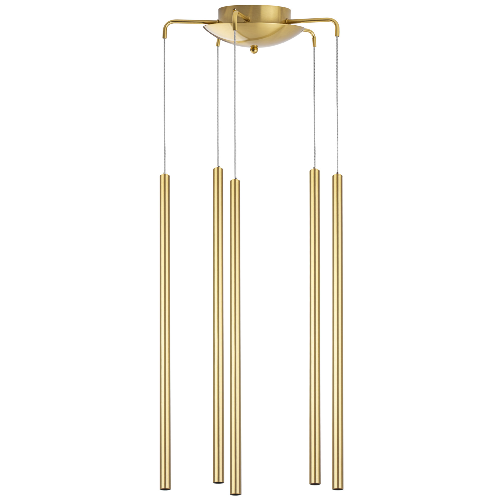 в наличии L5T747343 Люстра TUBO LED 25W 1600LM 25G ЗОЛОТО 4000K (574723+747343 (5шт) - купить в интернет-магазине Светильники Торг