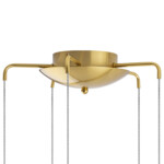 в наличии L5T747343 Люстра TUBO LED 25W 1600LM 25G ЗОЛОТО 4000K (574723+747343 (5шт) - купить в интернет-магазине Светильники Торг