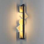 6691/7WL HIGHTECH ODL_EX24 057 Настенный светильник черный/бронза браширов./металл/акрил поворотный на 360° IP20 LED 8W 184Лм 3000K GEOS — изображение 5