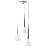 в наличии 808230 Подвес FORMA 3х40W E14 БЕЛЫЙ - купить в интернет-магазине Светильники Торг