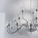 в наличии 758214 Люстра подв. DIAFANO 21х40W G9 ХРОМ/ПРОЗРАЧНЫЙ - купить в интернет-магазине Светильники Торг