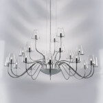 в наличии 758214 Люстра подв. DIAFANO 21х40W G9 ХРОМ/ПРОЗРАЧНЫЙ - купить в интернет-магазине Светильники Торг