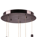 801180 Люстра SFERETTA LED 18х1,35W 1200LM КОФЕЙНЫЙ/ПРОЗРАЧНЫЙ 3000K — изображение 2