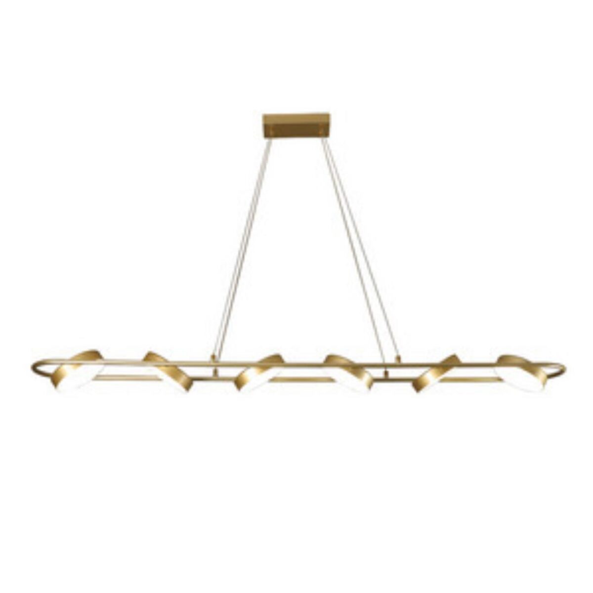 4677-6P, подвесная люстра, L1490xW190xH145/1200, LEDx90W, 3100LM, 3000-6000K, IP20, included, remote control — изображение 1