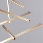 в наличии 3860/96L L-VISION ODL19 309 золото Подвесной светильник LED 96W 5190Лм 3000К 220V COMETA - купить в интернет-магазине Светильники Торг