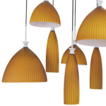 810223 Подвес AGOLA 12х40W E14 ХРОМ/ЯНТАРЬ — изображение 3