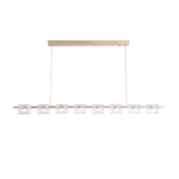 4248-8P, подвесная люстра, L1430xW70xH1300/1500, 8xLEDx5.25W, 960LM, 4000K, included