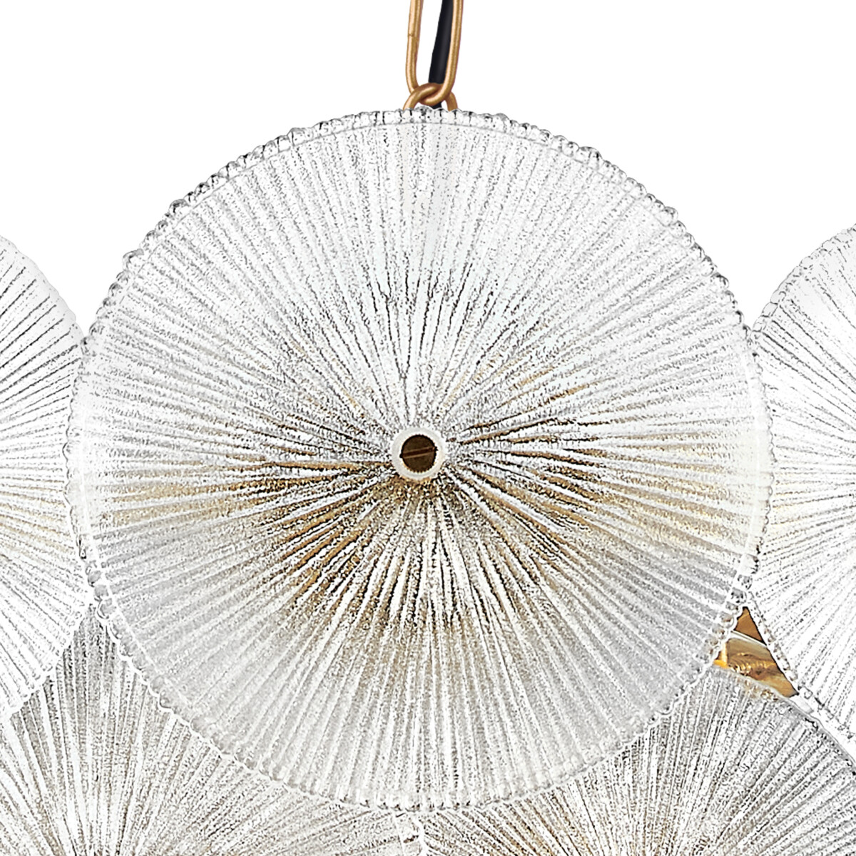 в наличии 799083 Люстра RETRO 8х8W (led) E14 ЛАТУНЬ/ПРОЗРАЧНЫ - купить в интернет-магазине Светильники Торг