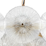 в наличии 799083 Люстра RETRO 8х8W (led) E14 ЛАТУНЬ/ПРОЗРАЧНЫ - купить в интернет-магазине Светильники Торг