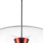 в наличии 804202 Люстра CUPOLA LED 10W 500LM АЛЮМИНИЙ/КРАСНЫЙ 3000K - купить в интернет-магазине Светильники Торг