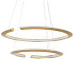 в наличии 814223 Люстра VIRATA LED 58W 2900LM ЗОЛОТО 3000K - купить в интернет-магазине Светильники Торг