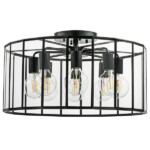 в наличии 798287 Люстра GENNI 8х40W E27 ЧЕРНЫЙ МАТОВЫЙ/ПРОЗРАЧНЫЙ - купить в интернет-магазине Светильники Торг