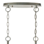 в наличии 712164 Люстра AGAVE 6х40W E27 СЕРЕБРО С ПАТИНОЙ/ПРОЗРАЧНЫЙ - купить в интернет-магазине Светильники Торг