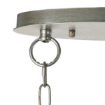 в наличии 712164 Люстра AGAVE 6х40W E27 СЕРЕБРО С ПАТИНОЙ/ПРОЗРАЧНЫЙ - купить в интернет-магазине Светильники Торг