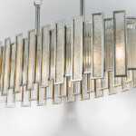 в наличии 712164 Люстра AGAVE 6х40W E27 СЕРЕБРО С ПАТИНОЙ/ПРОЗРАЧНЫЙ - купить в интернет-магазине Светильники Торг