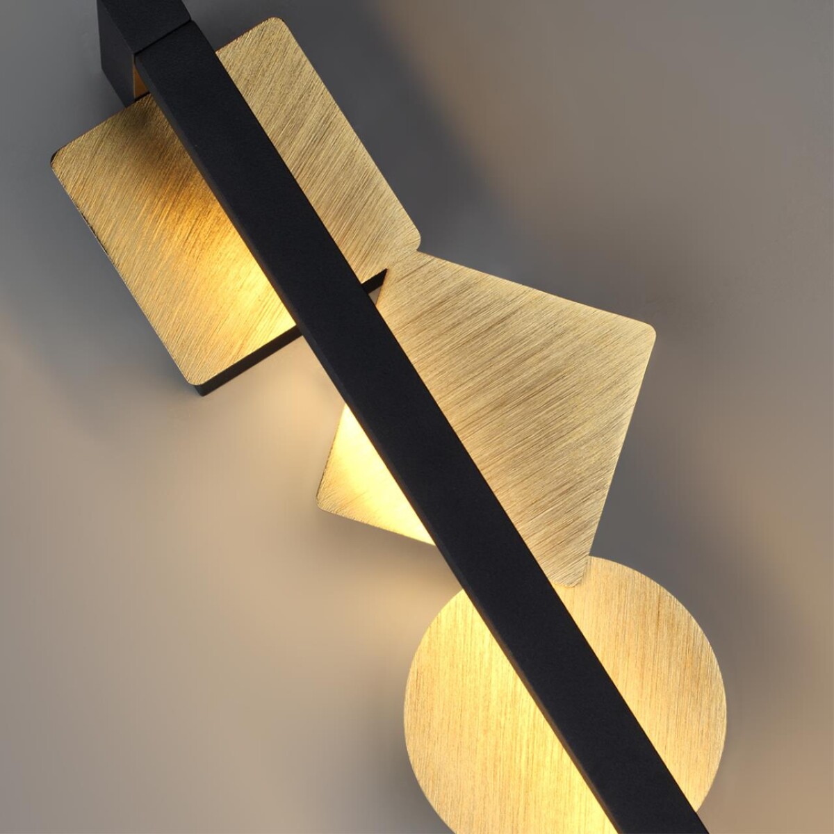 6691/7WL HIGHTECH ODL_EX24 057 Настенный светильник черный/бронза браширов./металл/акрил поворотный на 360° IP20 LED 8W 184Лм 3000K GEOS — изображение 7