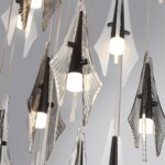 5442/137L L-VISION ODL_EX26 059 черный/бел.матовый/прозрачн./дымчатый/металл/стекло Люстра каскадная LED*137W (24*5.70W) 3000K 11620Лм AFALINA — изображение 6