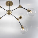 в наличии 785083 Люстра BETA 8x40W E27 ЗОЛОТО/ЧЕРНЫЙ - купить в интернет-магазине Светильники Торг