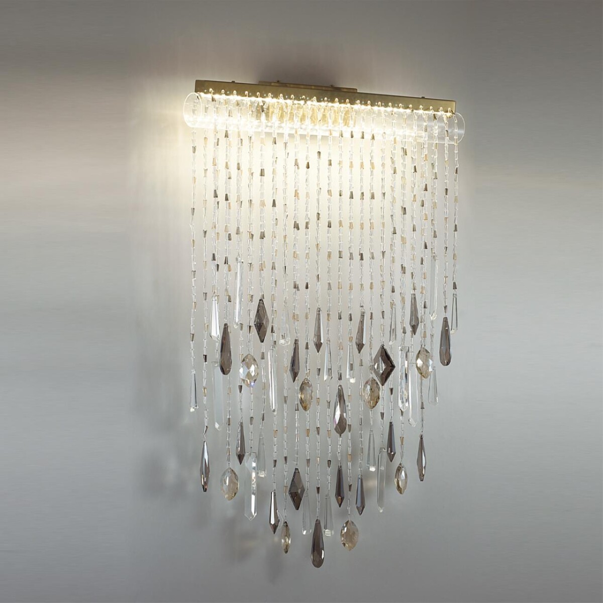 5420/24WL HALL ODL_EX25 065 античная бронза/металл/стекло/хрусталь Настенный светильник LED 24W 4000K 1437Лм AFINA — изображение 1