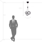 в наличии 801030 Люстра SFERETTA LED 3х1,35W 200LM КОФЕЙНЫЙ/ПРОЗРАЧНЫЙ 3000K - купить в интернет-магазине Светильники Торг