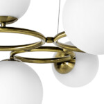 в наличии 815091 Люстра GLOBO 9х40W G9 ЛАТУНЬ - купить в интернет-магазине Светильники Торг