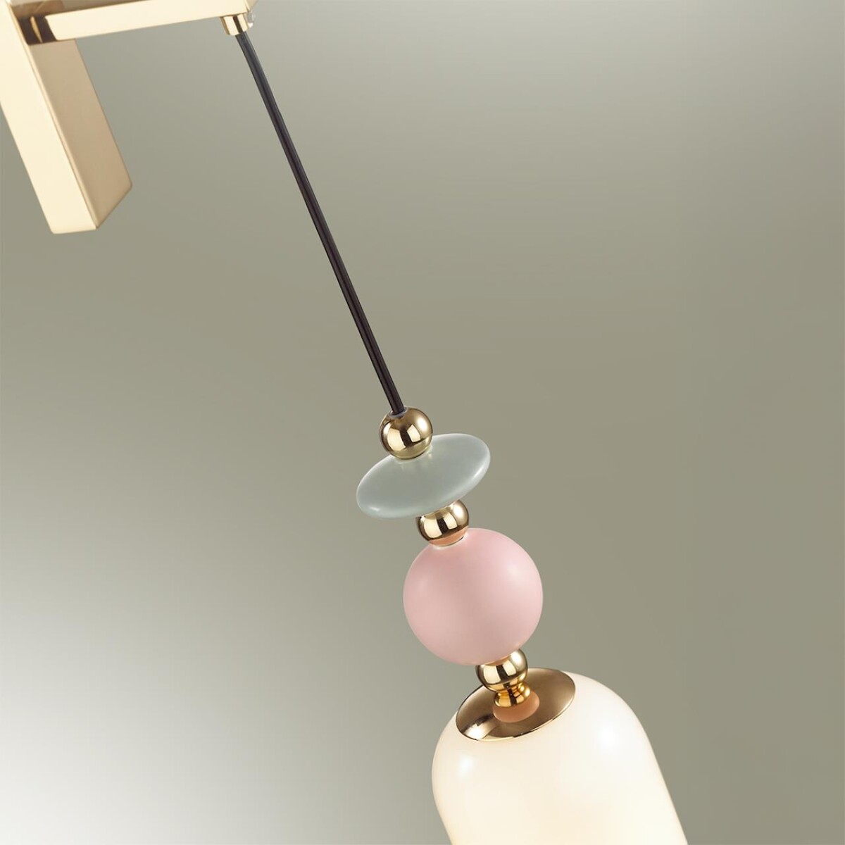 4861/1WA CLASSIC ODL_EX21 129 золото/разноцветн./керамика/стекло Бра E14 1*40W CANDY — изображение 6