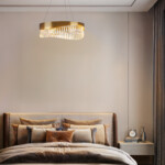 в наличии 703163 Люстра HELIO 30W LED 2778LM ШАМПАНЬ 3500K - купить в интернет-магазине Светильники Торг