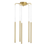 в наличии L5T747243 Люстра TUBO LED 25W 1600LM 25G ЗОЛОТО 4000K (574723+747243 (5шт) - купить в интернет-магазине Светильники Торг