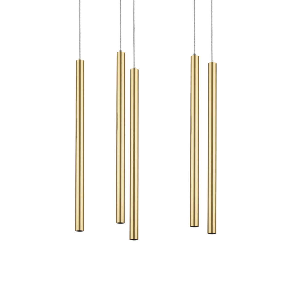 в наличии L5T747243 Люстра TUBO LED 25W 1600LM 25G ЗОЛОТО 4000K (574723+747243 (5шт) - купить в интернет-магазине Светильники Торг