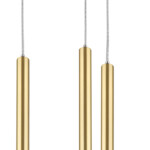 в наличии L5T747243 Люстра TUBO LED 25W 1600LM 25G ЗОЛОТО 4000K (574723+747243 (5шт) - купить в интернет-магазине Светильники Торг