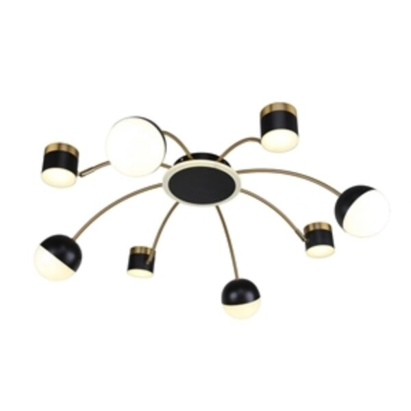3096-8P, потолочная люстра, D920xH270, LEDx4W + 4xLEDx7W + 4xLEDx5W + 4xLEDx3W, 3394LM, 4000K, included