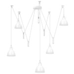 в наличии 761056 Люстра ACROBATA 5х40W E14 БЕЛЫЙ - купить в интернет-магазине Светильники Торг