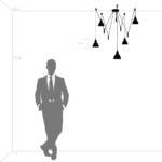 в наличии 761056 Люстра ACROBATA 5х40W E14 БЕЛЫЙ - купить в интернет-магазине Светильники Торг