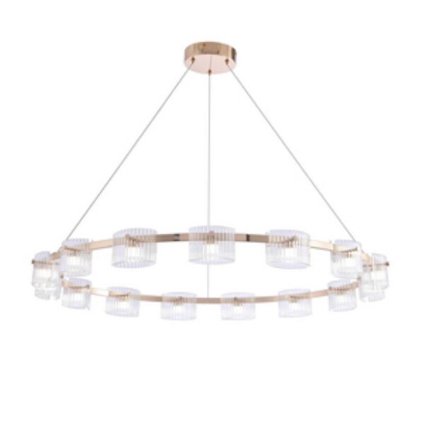 4248-15P, подвесная люстра, D1020xH1300/1500, 15xLEDx4.6W, 1800LM, 4000K, included