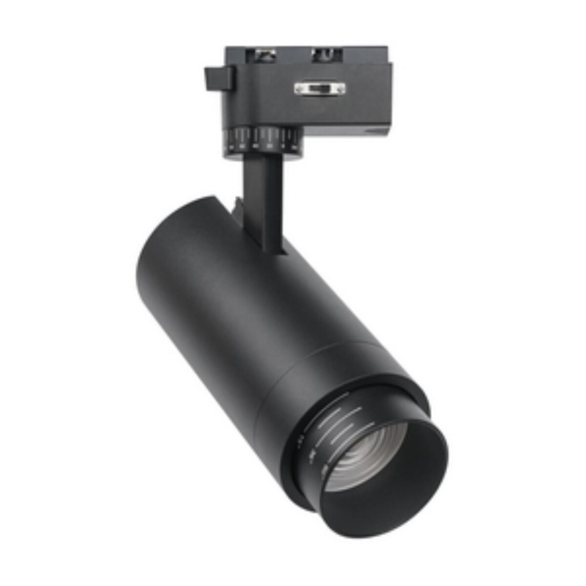 4867-1U, трековый светильник, D75xW162xH210, LEDx10/20/30W, 220V, 1004/1768/2312LM, 3000-6000K, zoom: 15-60°, included — изображение 1